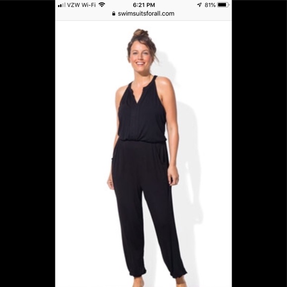 Swimsuits for All jumpsuit coverup - Picture 2 of 7